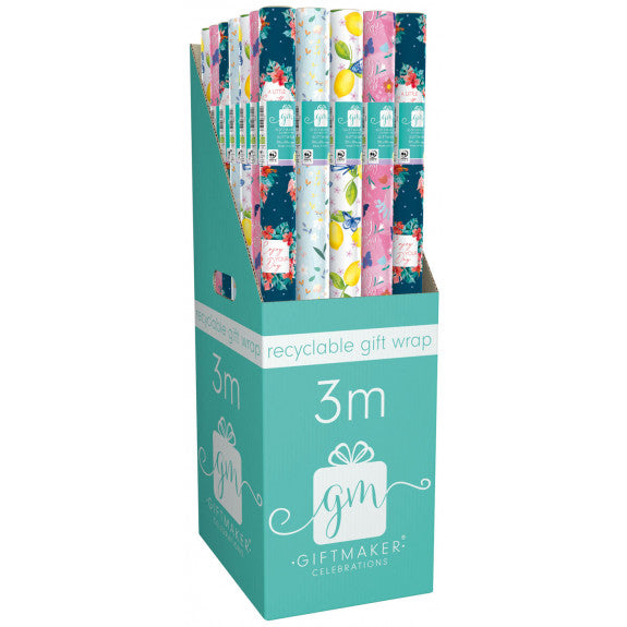 Roll of Wrapping Paper - Bright - FEMALE