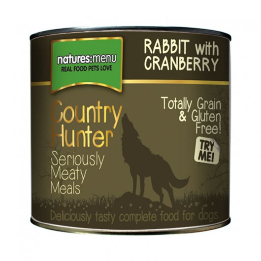 Country Hunter Meals Dog Can Rabbit With Cranberry 600g