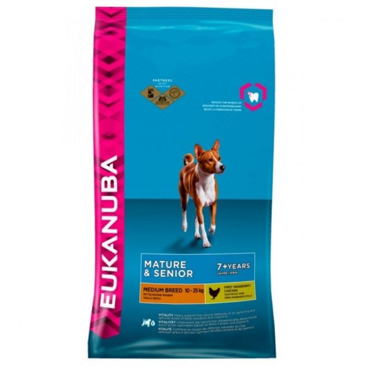 Eukanuba Thriving Mature 7 Medium Breed Chicken 12kg The Alderney Centre