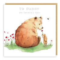 Bear and Rabbit - Father's Day Card