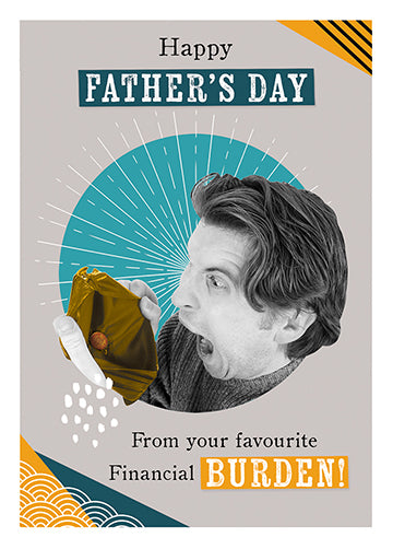 FATHER'S DAY CARD / MAN WITH EMPTY WALLET