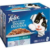 Felix As Good As It Looks Doubly Delicious Fish  x 12