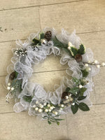 Handmade White Wreath