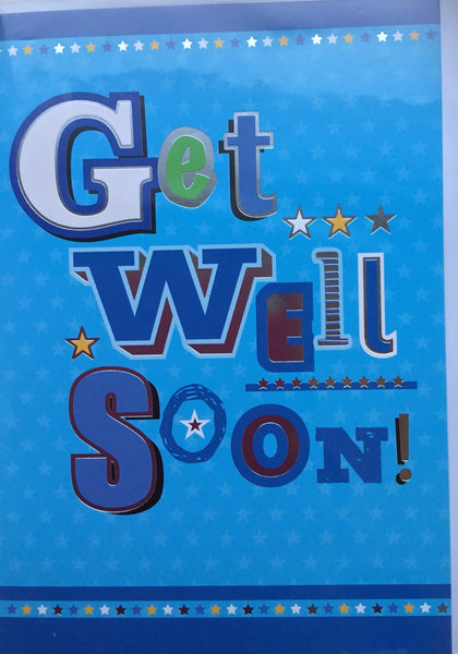 Greeting Card - Get Well Soon - Male