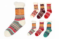 Ladies Sherpa Fleece Lined Socks