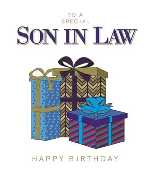 Son in Law Birthday Card