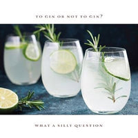 BLANK / GIN COCKTAILS Greeting Card