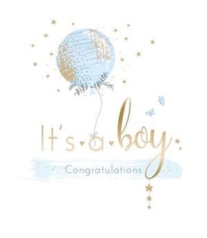 New Baby - Boy Greeting Card