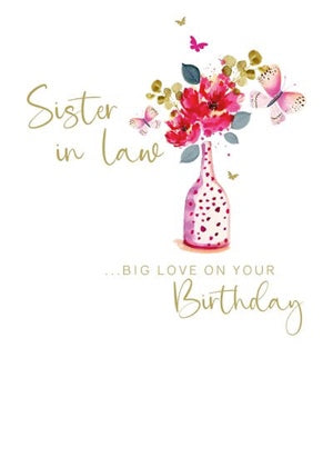 Sister-in-Law Birthday Card