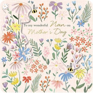 NAN MOTHER'S DAY CARD / MEADOW FLOWERS