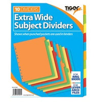 TIGER EXTRA WIDE 10 PART DIVIDERS
