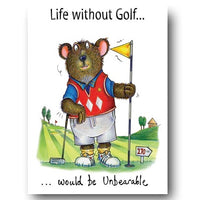 The Compost Heap - Birthday Card - Life without Golf