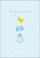 Greeting Card - Baby Boy - Grandparent Congratulations