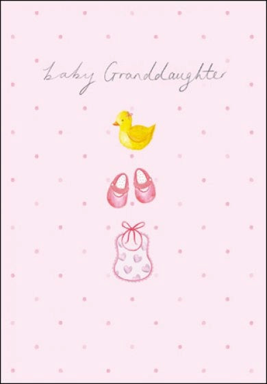 Greeting Card - Baby Girl - Grandparent Congratulations