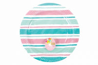 Paper Plates - Striped - Pack of 6