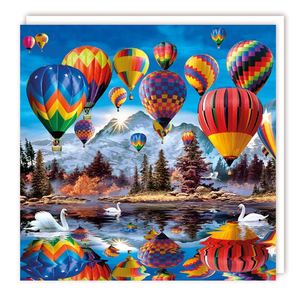 Blank - Hot air ballons Greeting Card