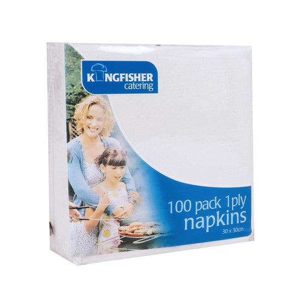 White Napkins - Small- (pack of 100)