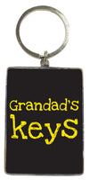 Granddad's Keys Key Ring