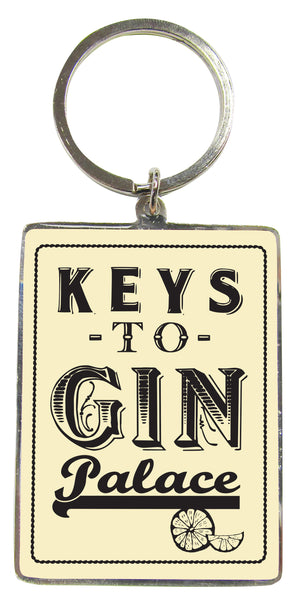 Keys To The Gin Palace Key Ring