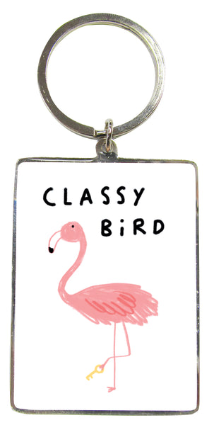 Classy Bird Key Ring