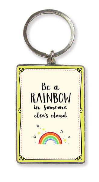 Be a Rainbow Key Ring