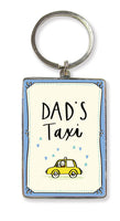 Dad's Taxi Key Ring