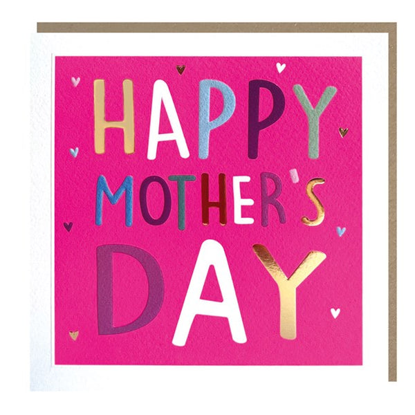 Mother's Day Card - Happy In Pink