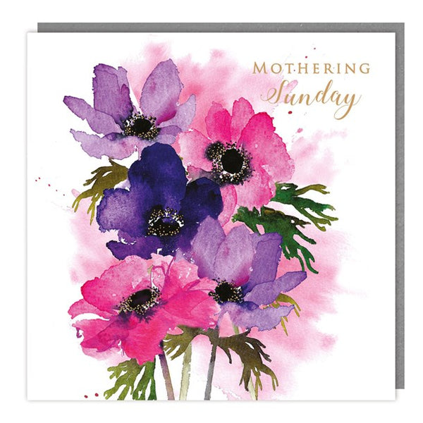 Mother's Day Card -Mothering Sunday- Colourful Flowers