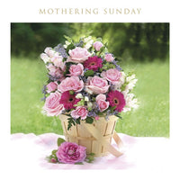 Mother's Day Card - Basket of flowers