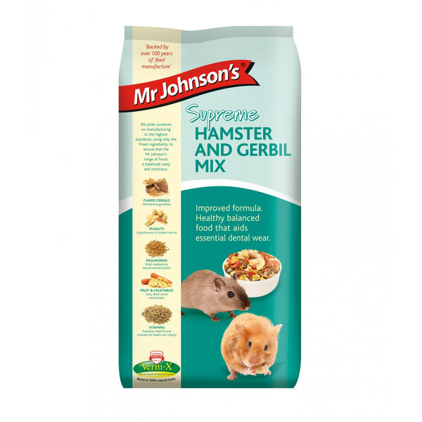 Mr Johnsons Supreme Hamster & Gerbil Mix 900g