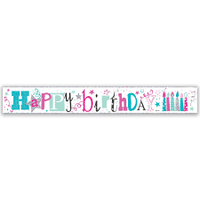 Happy Birthday Banner - Assorted designs