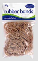 RUBBER BANDS - ASSORTED SIZES