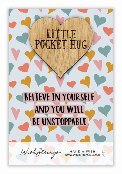 Believe In Yourself Little Pocket Hug