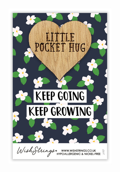 Keep Going, Keep Growing Little Pocket Hug