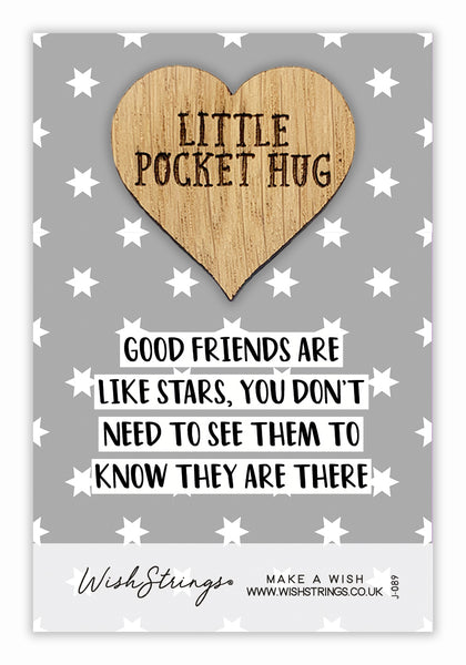 Good Friends Stars Little Pocket Hug