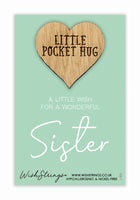 Special Sister Little Pocket Hug