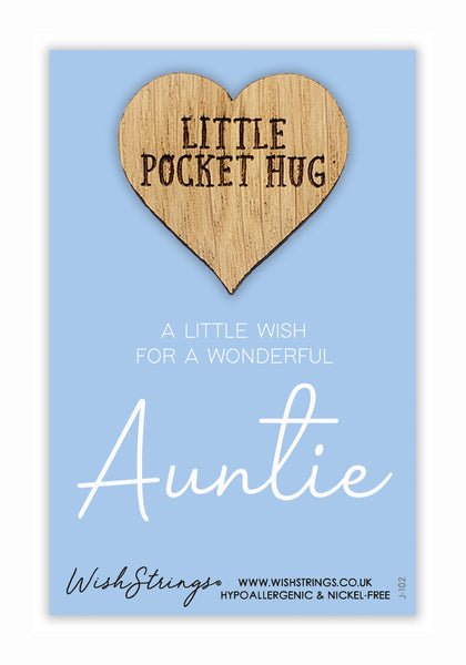 Special Auntie Little Pocket Hug