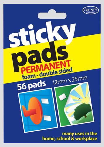 STICKY PADS PERMANENT
