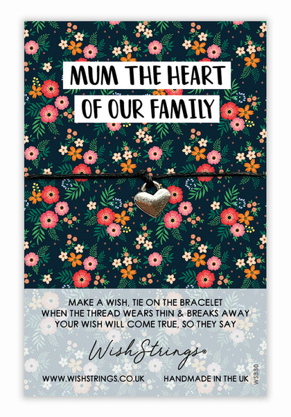 Mum Heart Family - Wish Strings