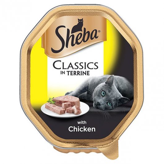 Sheba Tray Classic With Chicken in Terrine 85g
