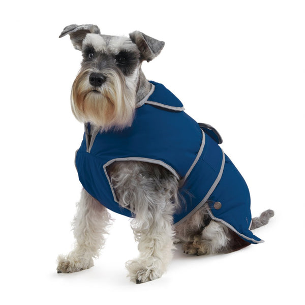 Muddy Paws Stormguard Fleece Lined Coat & Chest Protector Blue Large
