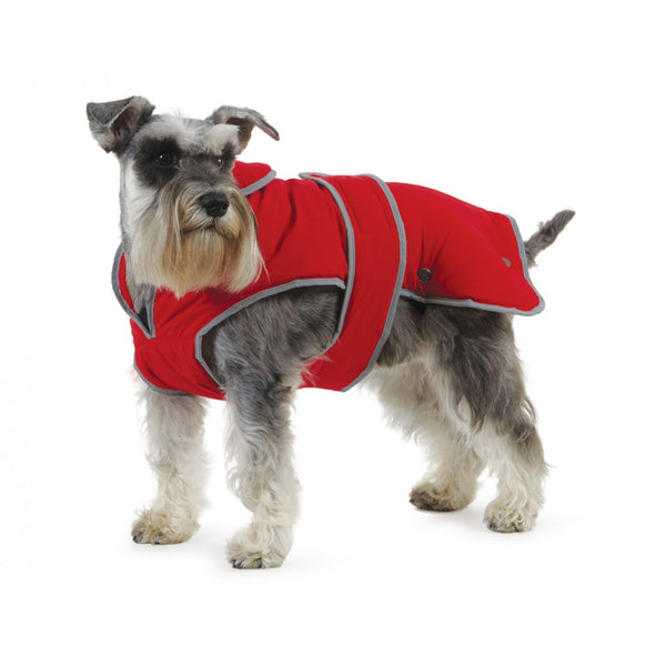 Muddy Paws Stormguard Fleece Lined Coat & Chest Protector Red X-Large