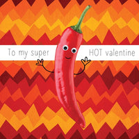Valentine's Card - Gogglies - Super HOT Chilli Pepper
