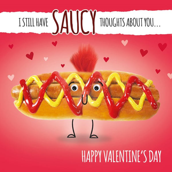 Valentine's Card - Saucy thoughts about you