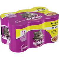 Whiskas Can Jelly Poultry Selection 6 x 390g