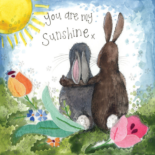You Are My Sunshine LARGE SPARKLE CARD