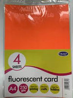 A4 Fluorescent Card