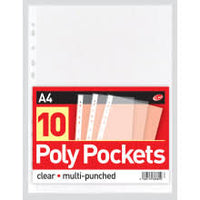 A4 Poly Pockets x10