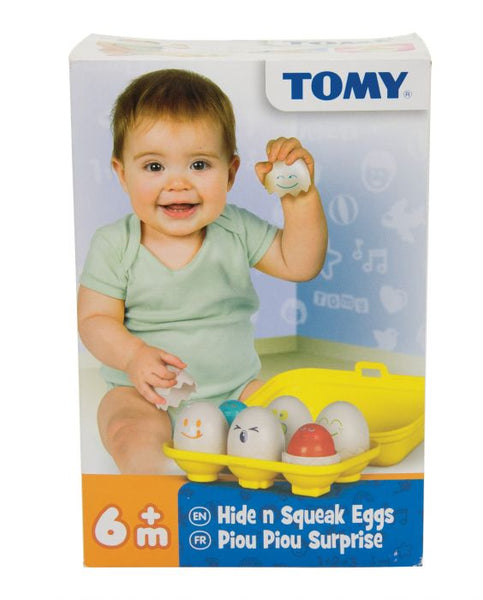 Tomy Hide & Squeak Eggs 6 months+