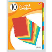 10 Subject Dividers